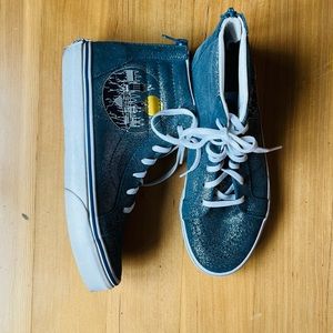 Harry Potter Hogwarts high top Vans 36.5